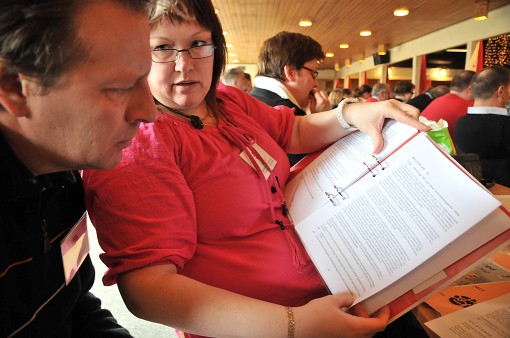 Kongressarbetet i H�gan�sdelegationen