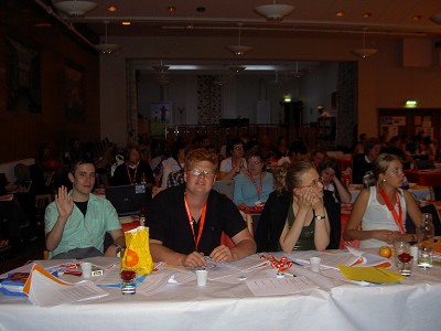 Delegationen under kongressf�rhandlingarna