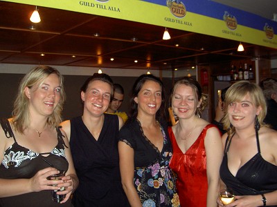 SSK:s Anna Ullstr�m, Kajsa, Johanna och Marika