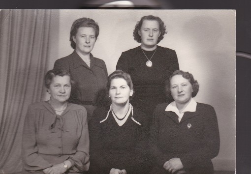 Partebodastyrelsen 1949, Vera S�derin, Britt Bostr�m, Ebba Granbom, Selma �slund, Ellin Levin ordf.