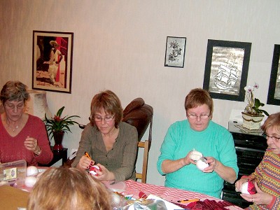 Pysselkv�ll hos Inga-Lill i �nge