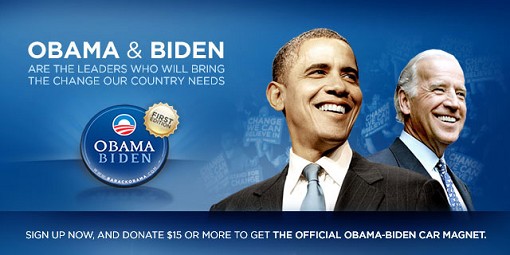 Obama kampanjsida