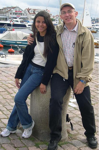 Renata och John i Marsstrand 2007