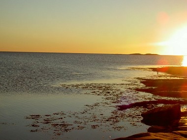 Solnedg�ng p� Ramsvik i Soten�s kommun i Bohusl�n