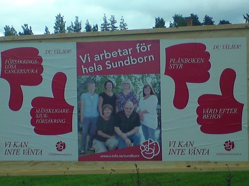 V�ra valaffischer i Sundborn