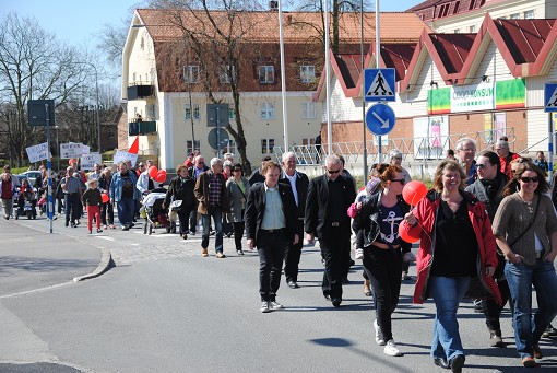 Demonstrationst�g i S�lvesborg