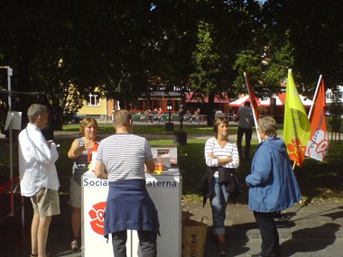 Bild fr�n v�rt bord vid Fallens dag