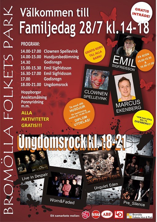 Familjedag 28 Juli i Bromölla