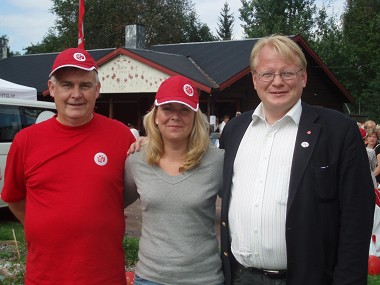 Kurt Kvarnstr�m, Anneli S�rnblad och Peter Hultqvist