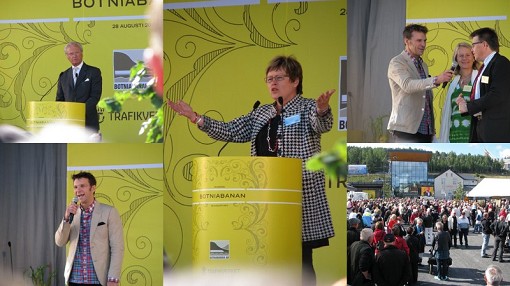 Bilder fr�n Botnibaneinvigningen