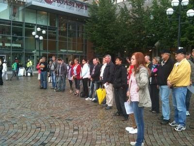 Maifestation p� Torget 