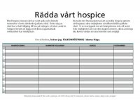 namninsamling r�dda liding� hospice )