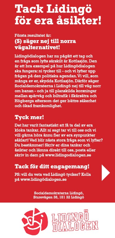 (S) s�ger nej till norra v�galternativet