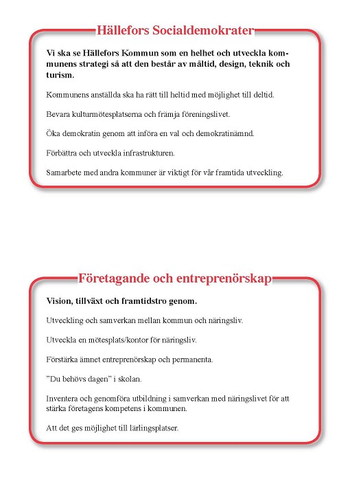 Valprogram 2010