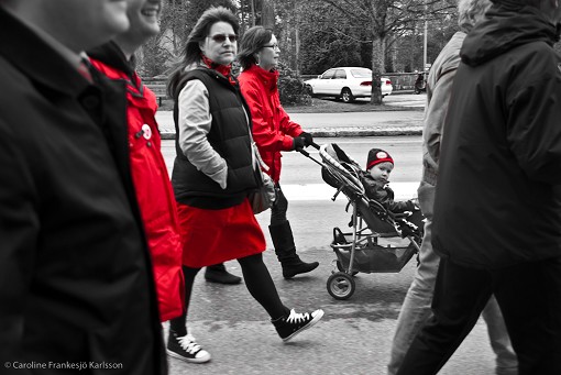 1:maj 2010 Karlskoga bild demonstration