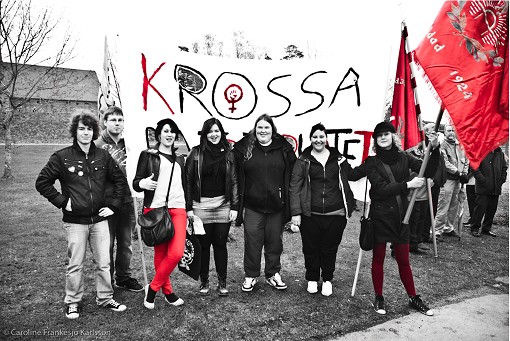 1:maj 2010 Karlskoga bild demonstration