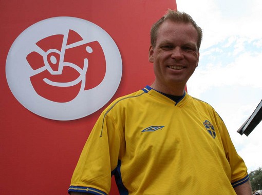 V�ster�s s-ordf�rande Lars Eriksson i Sverigeskrud