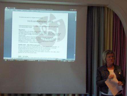 Carina �debrink presenterade verksamhetsplanen f�r de kommande �ret