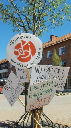 Plakat vid 1-maj 2009