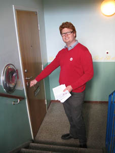 Fredrik R�nning valarbetar