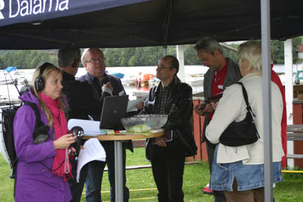 Valdebatt i hamnen