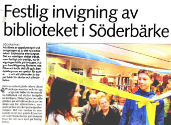 Biblioteket i Sderbrke invigs