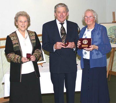 Medaljörer. Ak 100 år