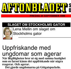 Ungdomar o milj