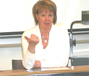 Inga Lill Persson. Landstinget. 26 april 06